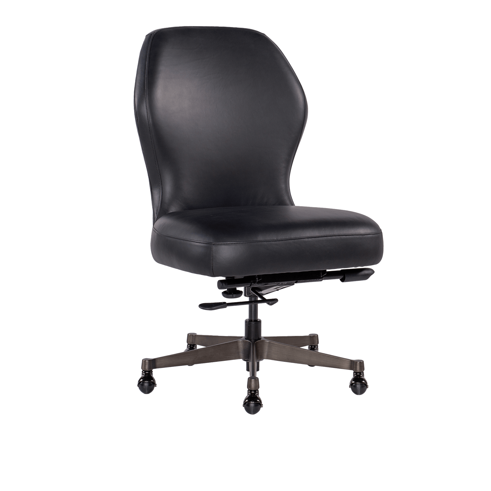 Eliana Leather and Metal Office Chair - Coja
