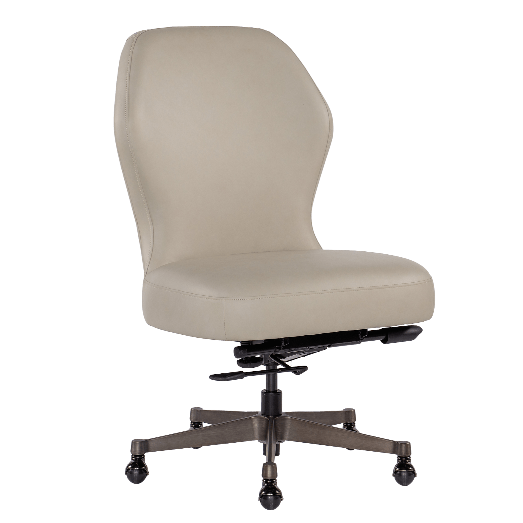 Eliana Leather and Metal Office Chair - Coja