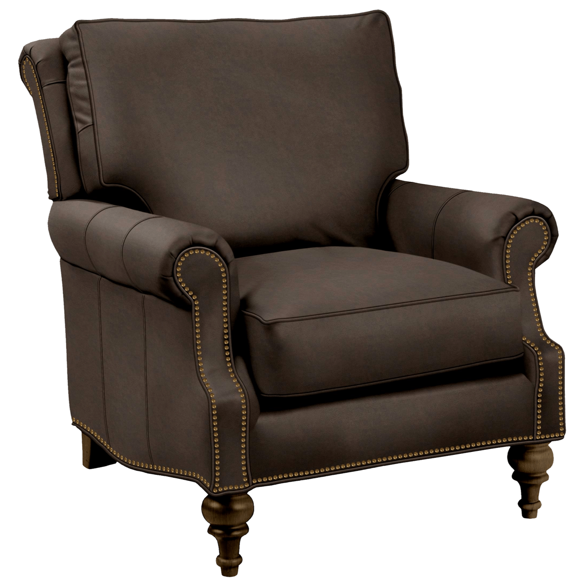 Everleigh Genuine Leather Armchair - Made in U.S.A. - Coja