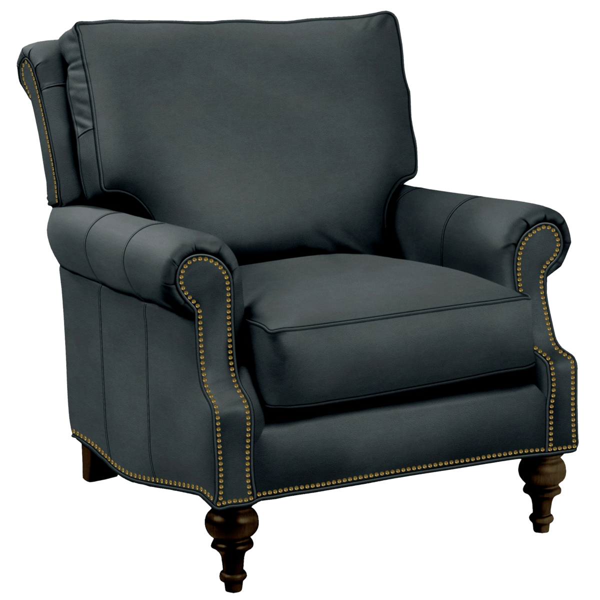 Everleigh Genuine Leather Armchair - Made in U.S.A. - Coja