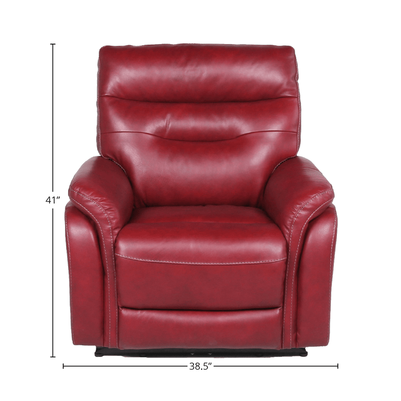 Favara Power Reclining Chair with Articulating Headrest and USB Port, Leather