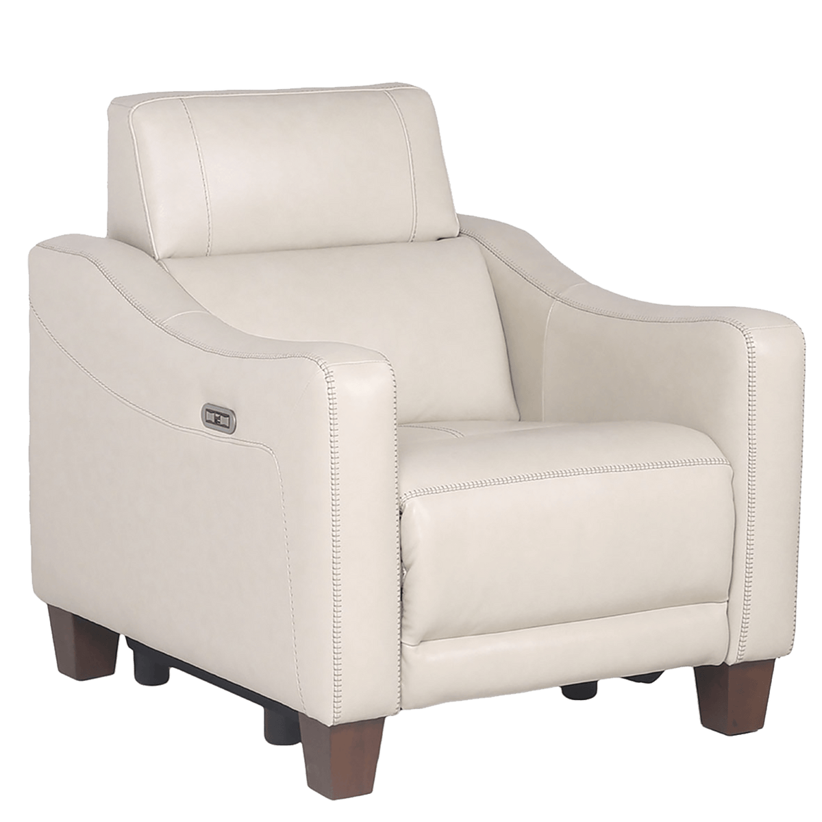 Galapa Upholstered Power Recliner, Leather