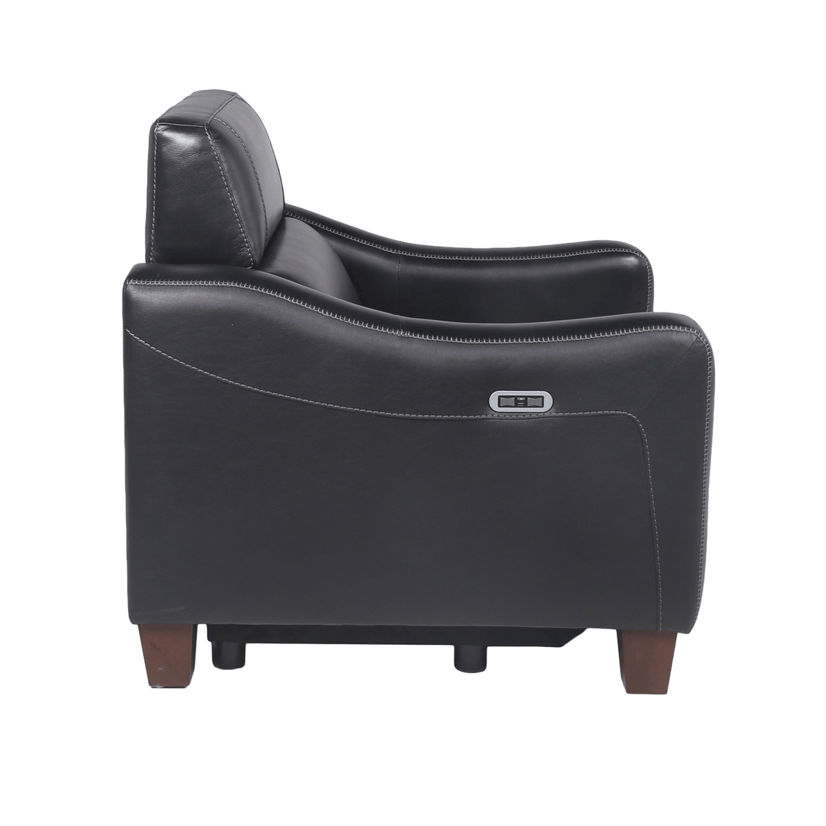 Galapa Upholstered Power Recliner, Leather