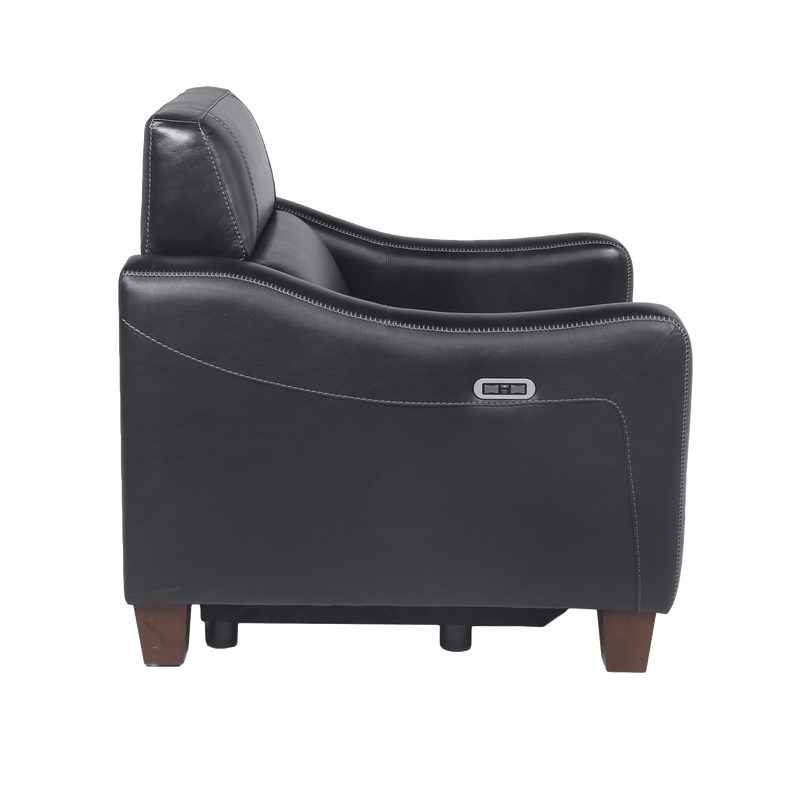 Galapa Upholstered Power Recliner, Leather