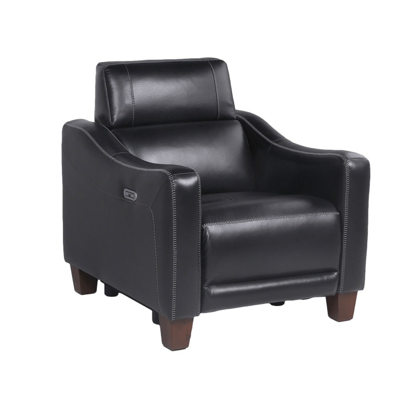 Galapa Upholstered Power Recliner, Leather