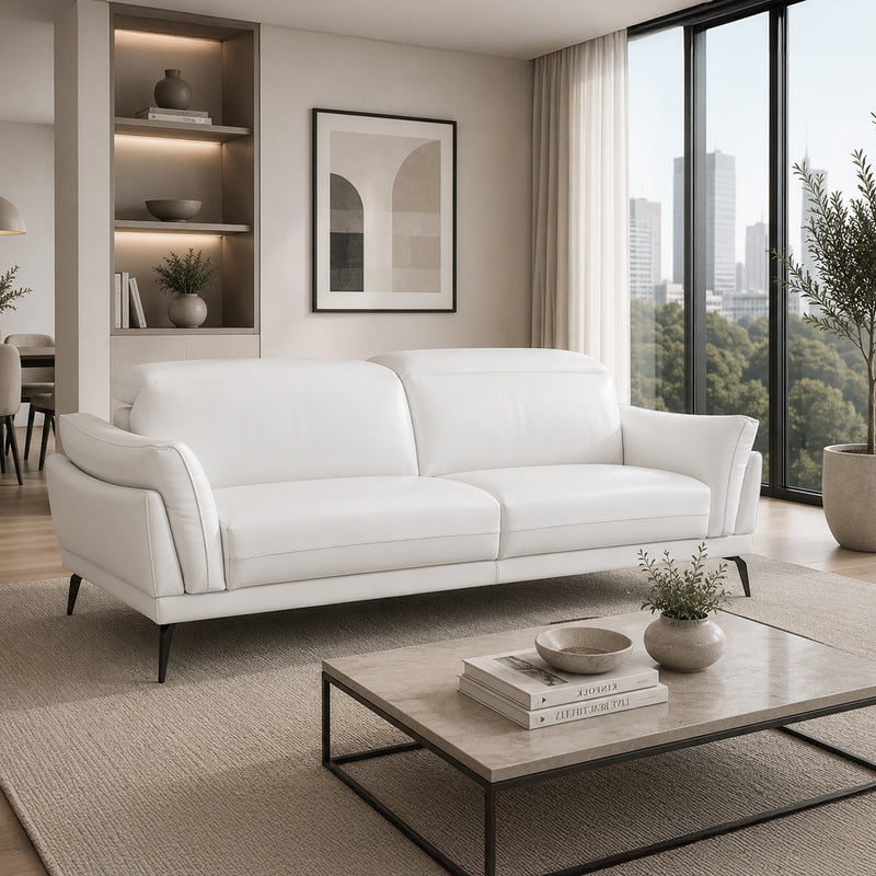 Guilietta Contemporary Italian Leather Sofa - Coja