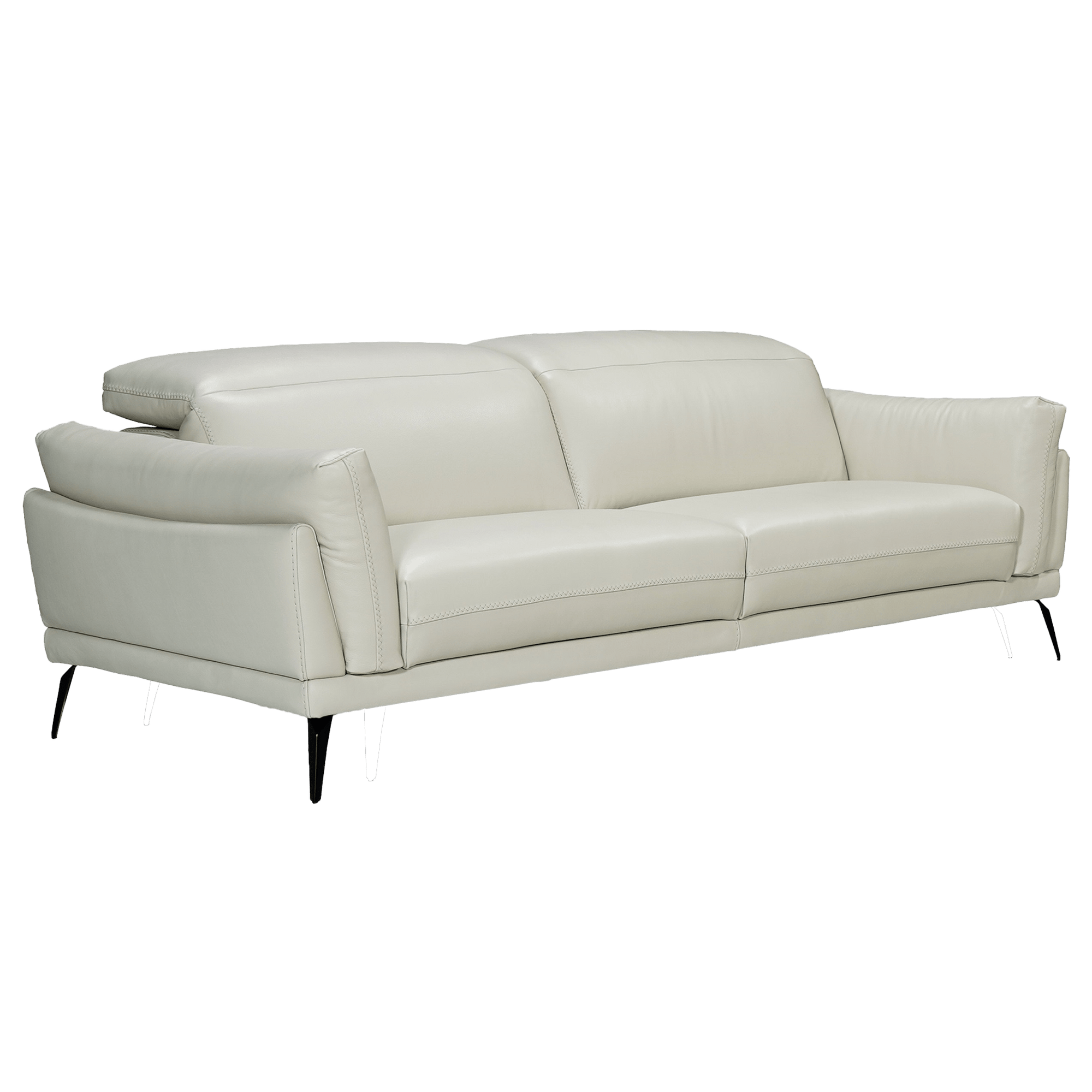 Guilietta Contemporary Italian Leather Loveseat