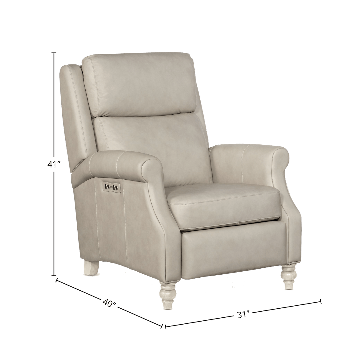 Hawaa Power Recliner with Power Headrest, Leather - Coja