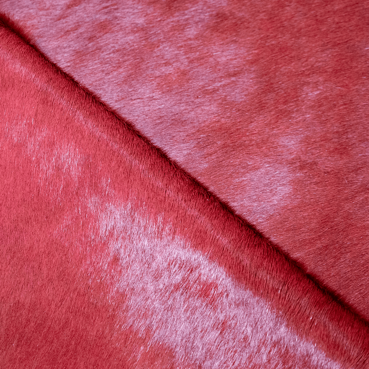 Cinnabar Solid Hair on Hide