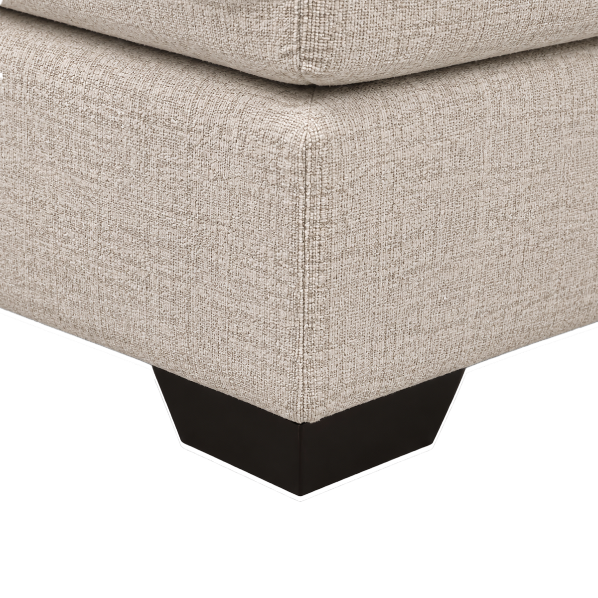 Hasli Beige Fabric Sectional Sofa with Chaise