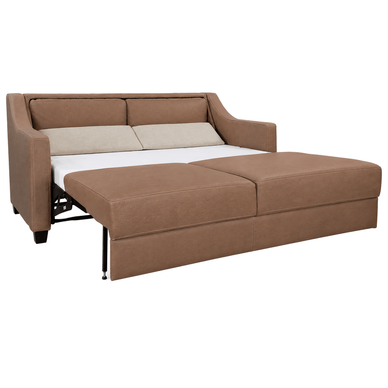 Imperia Queen Sleeper Sofa, Leather | Premium Comfort & Easy-Open Design - Coja
