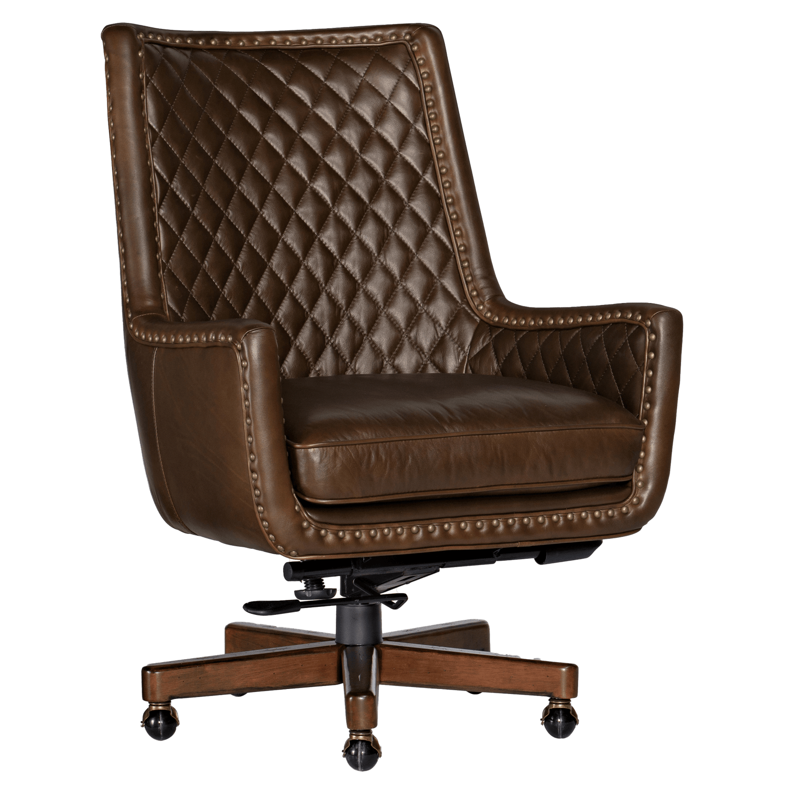 Kannto Leather Office Chair, Brown - Coja