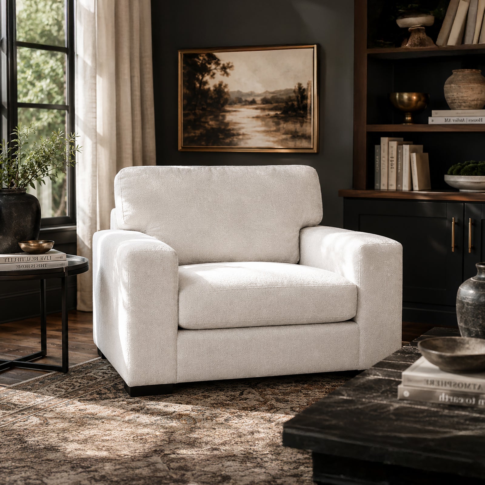 Karat Fabric Chair, Natural