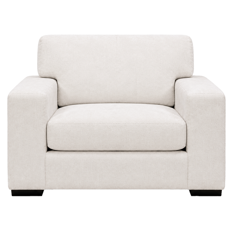 Karat Fabric Sofa, Loveseat & Chair Set with Accent Cushions, Natural - Coja