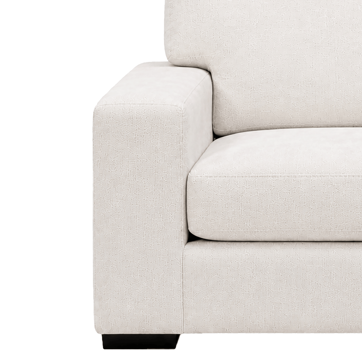 Karat Fabric Sofa, Loveseat & Chair Set with Accent Cushions, Natural - Coja