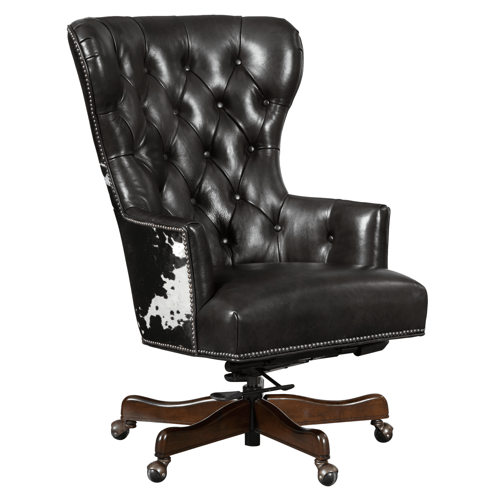 Katalia Leather Office Chair, Black - Coja