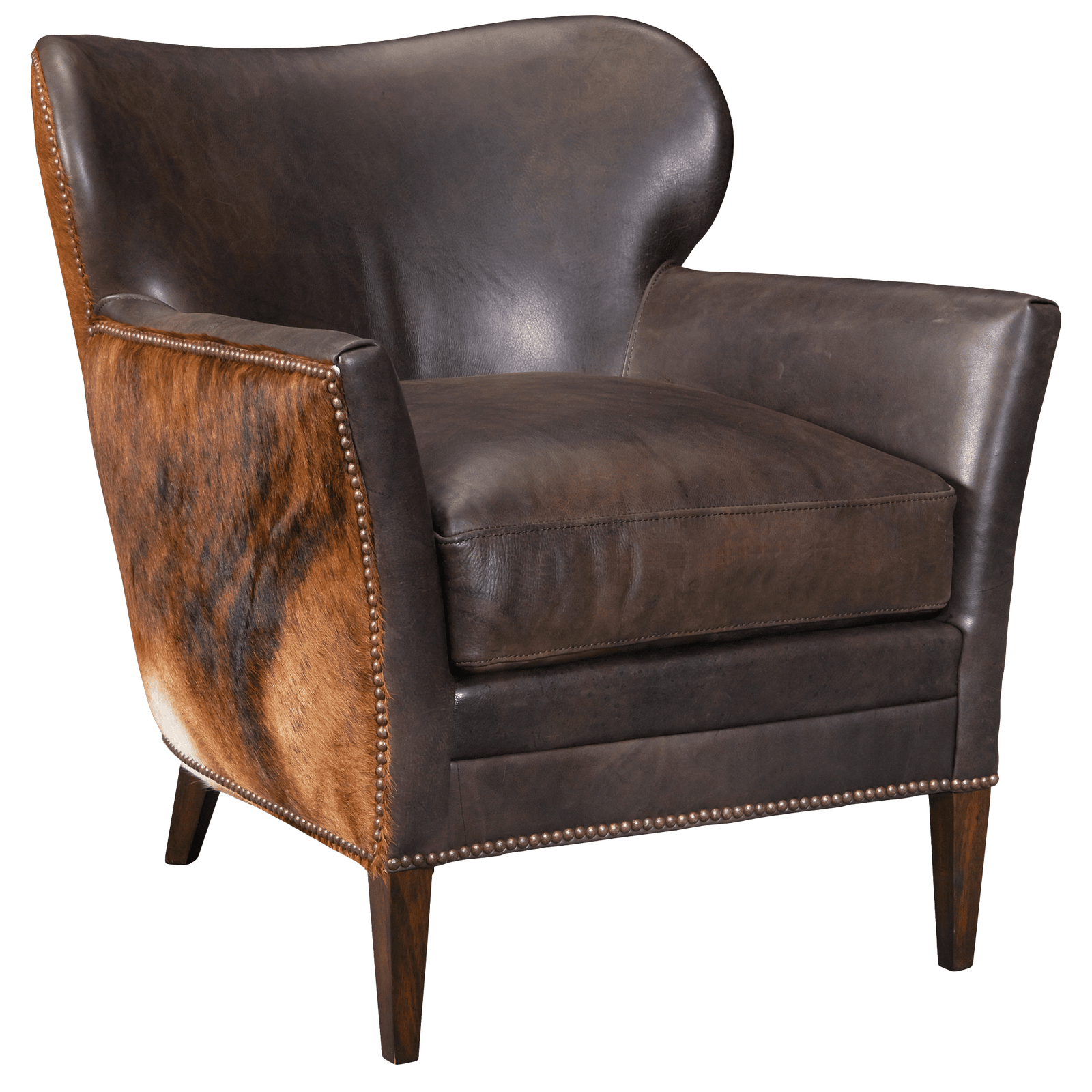 Kyson 29.5" Wide Side Chair, Leather - Coja