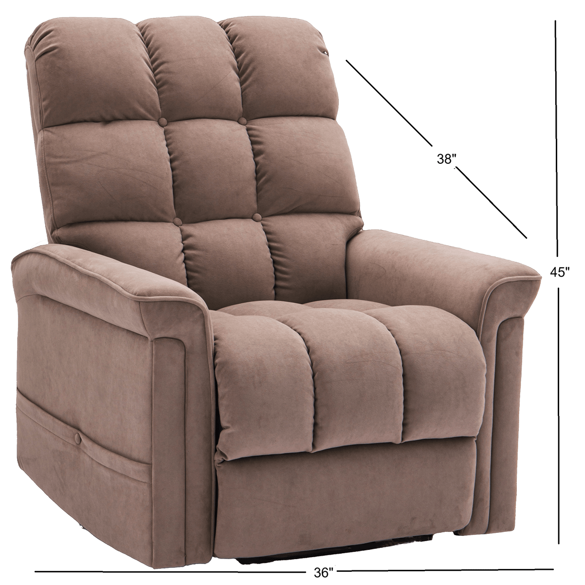 Enah Power Lift Chaise Recliner - Coja