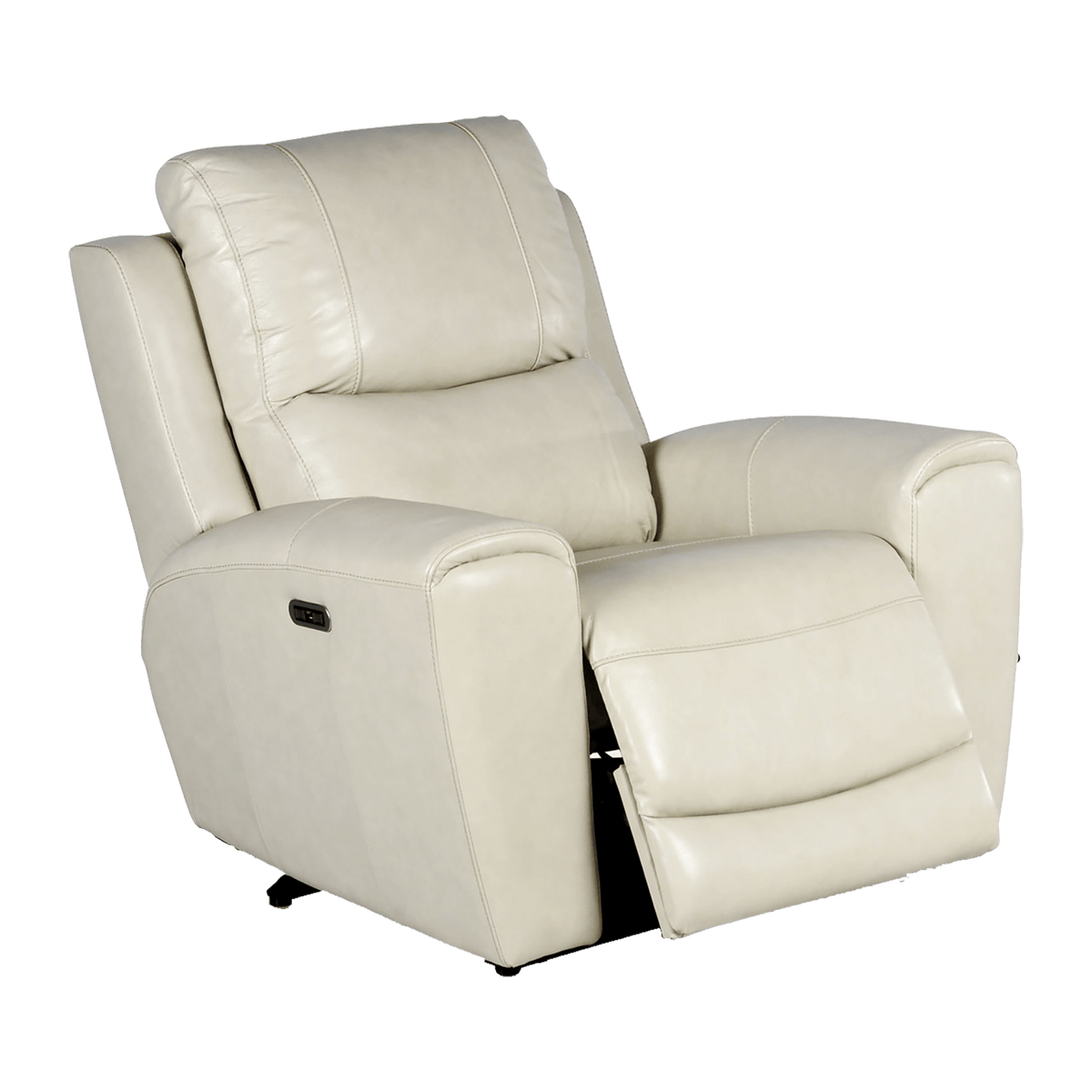 Leogane Power Reclining Chair with Articulating Headrest and USB Port, Leather