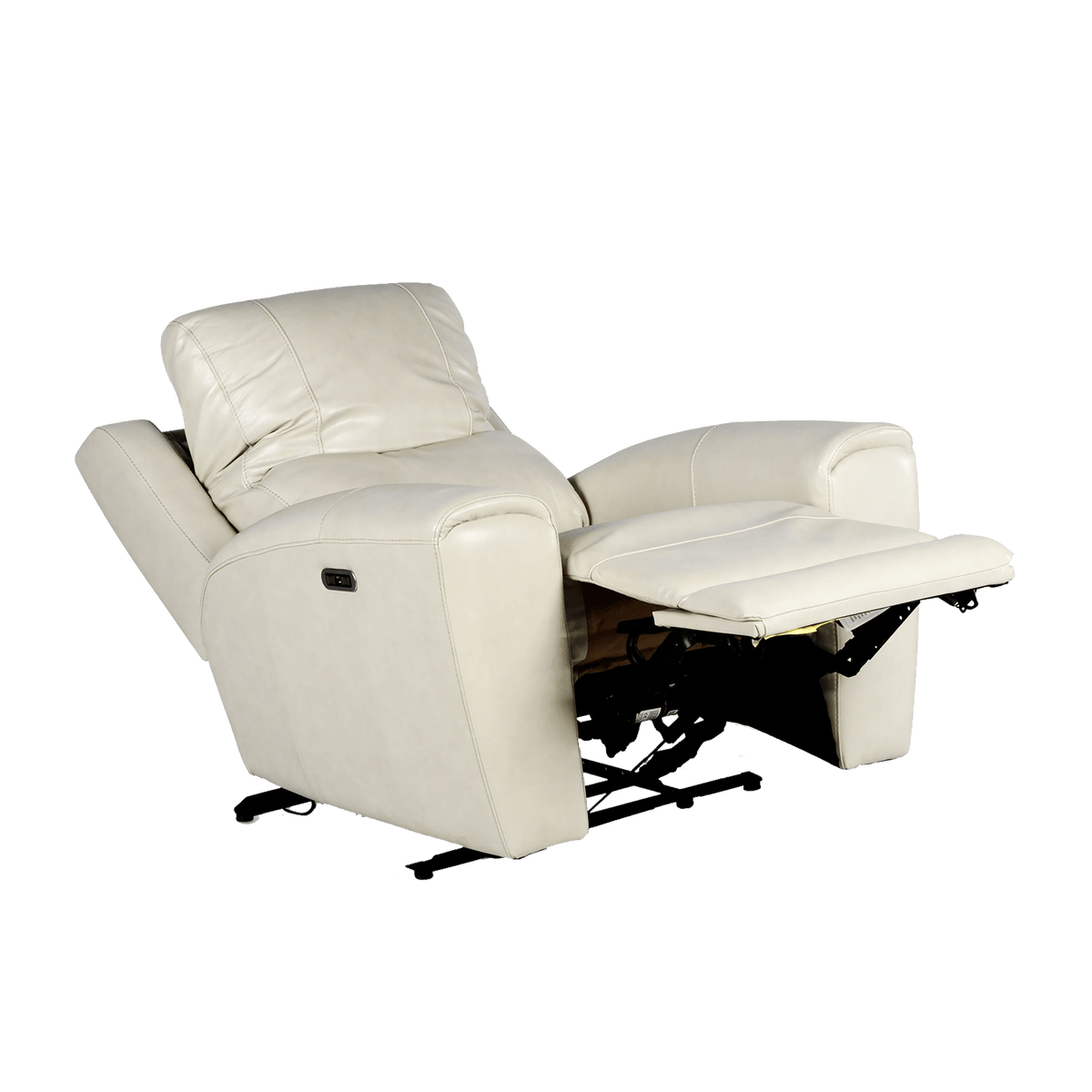 Leogane Power Reclining Chair with Articulating Headrest and USB Port, Leather