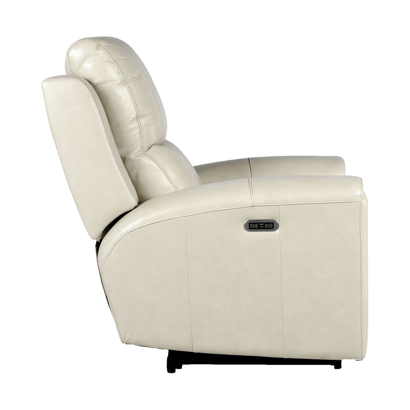 Leogane Power Reclining Chair with Articulating Headrest and USB Port, Leather