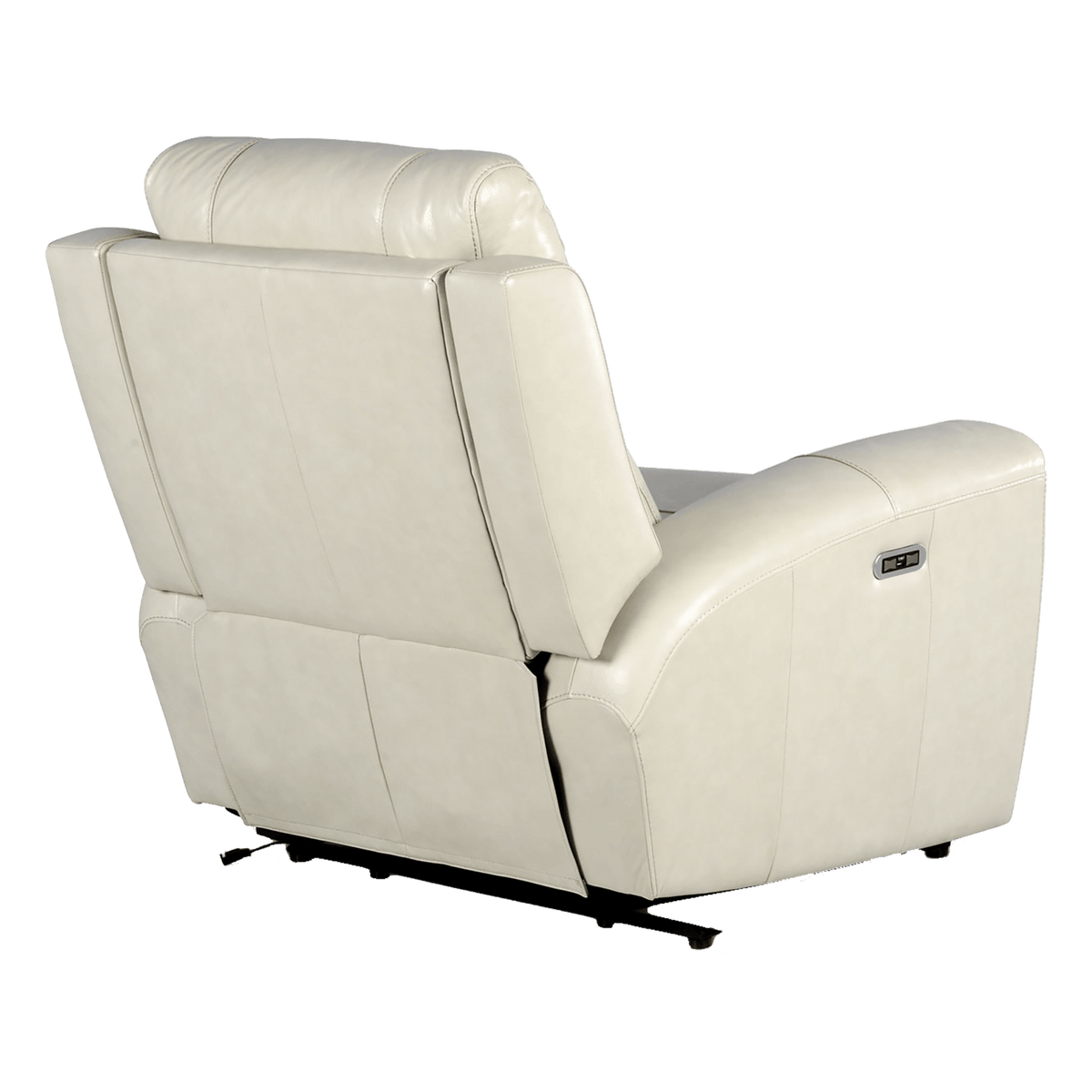 Leogane Power Reclining Chair with Articulating Headrest and USB Port, Leather