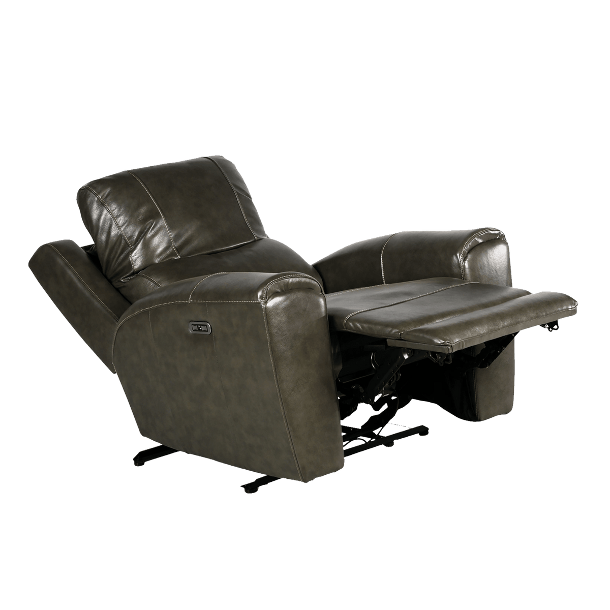 Leogane Power Reclining Chair with Articulating Headrest and USB Port, Leather