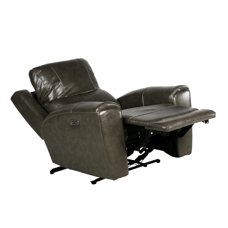 Leogane Leather Power Reclining Sofa and Recliner Set with Articulating Headrest and USB Ports - Coja