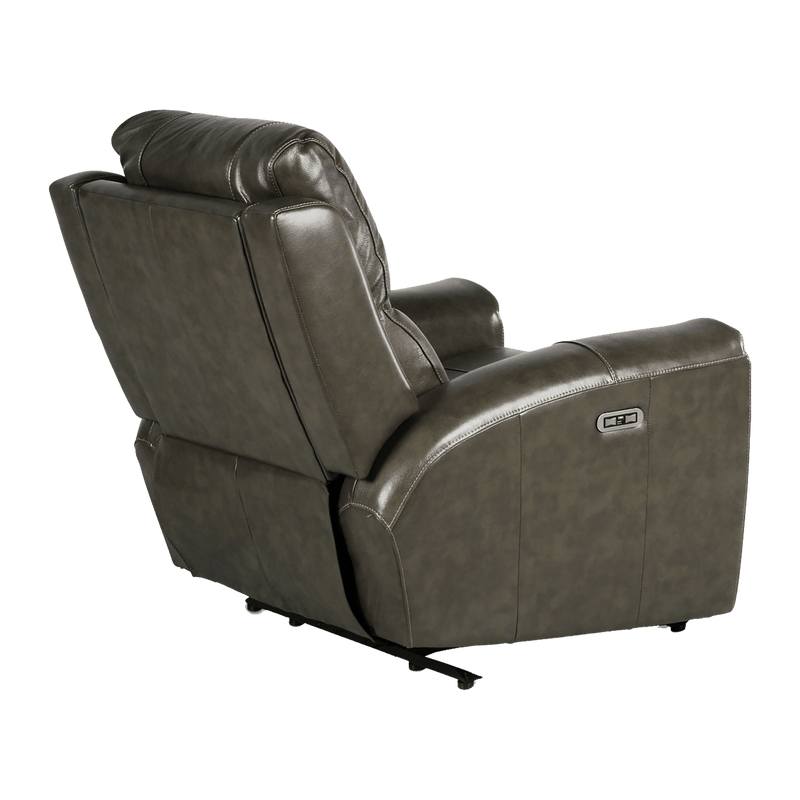 Leogane Power Reclining Chair with Articulating Headrest and USB Port, Leather