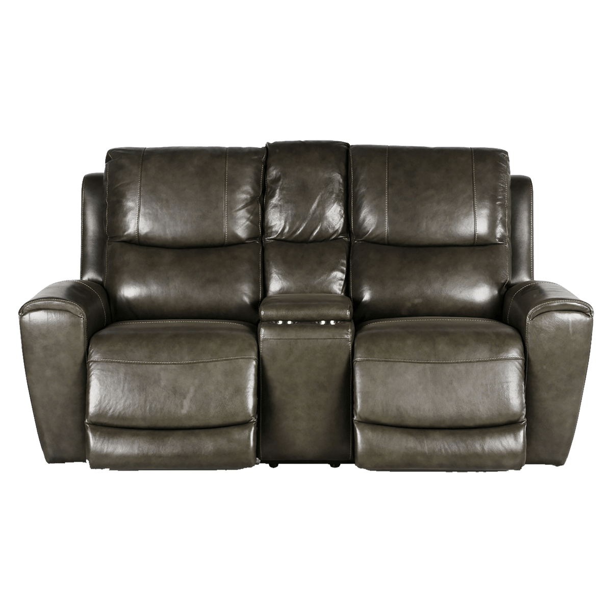 Leogane Leather Power Reclining Loveseat with Articulating Headrest and USB Port - Coja