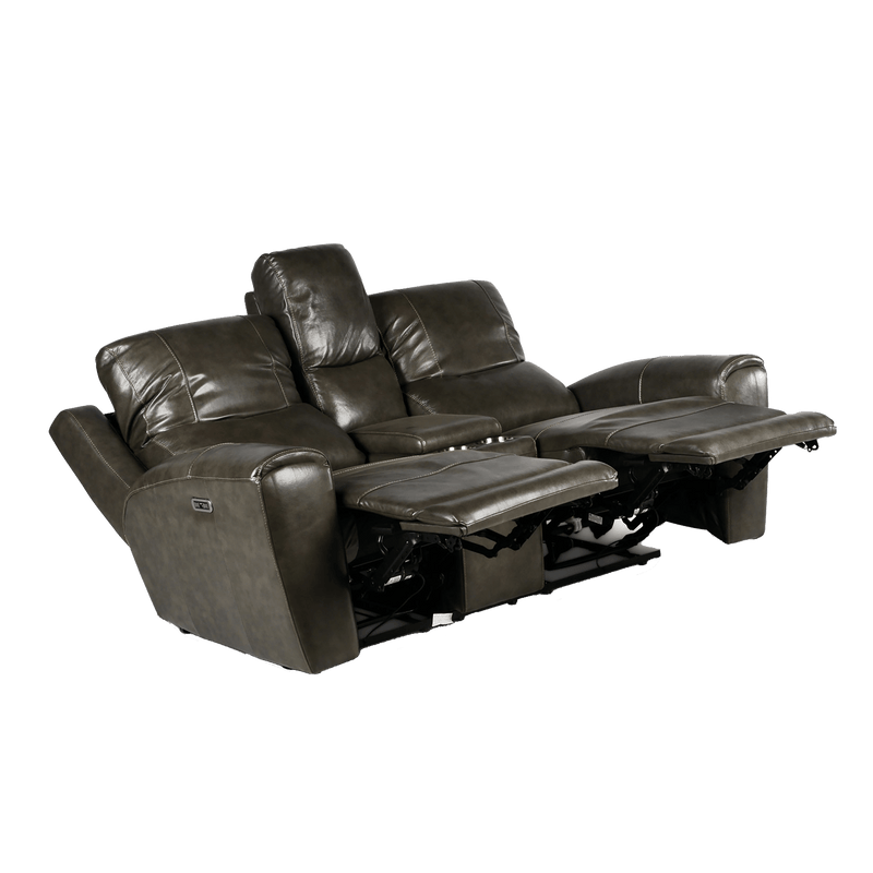 Leogane Sofa, Loveseat and Chair Power Reclining Set with Articulating Headrest and USB Ports - Coja