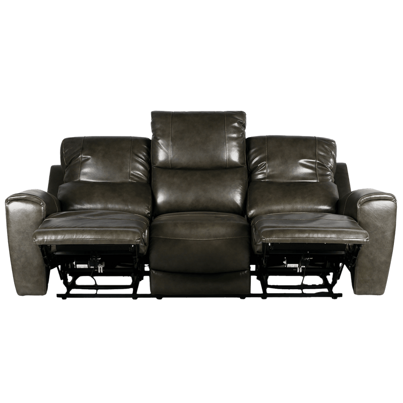 Leogane Leather Power Reclining Sofa with Articulating Headrest and USB Port - Coja