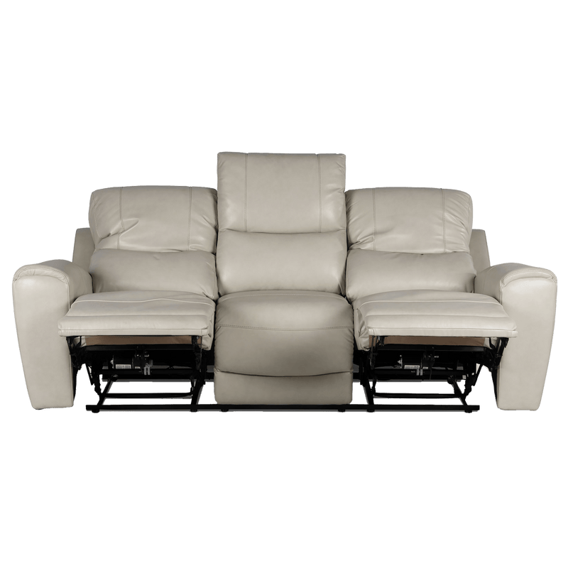 Leogane Leather Power Reclining Sofa and Recliner Set with Articulating Headrest and USB Ports - Coja