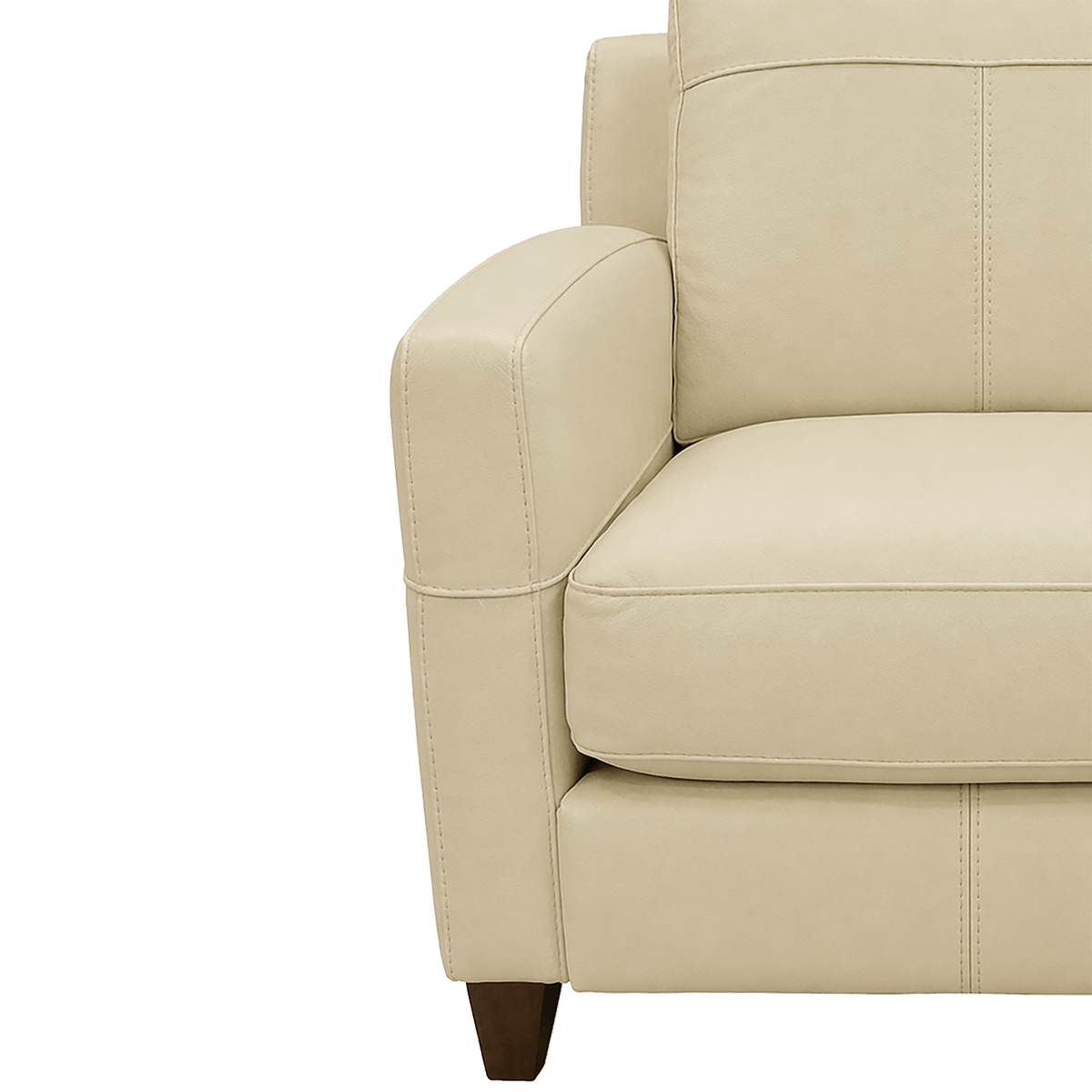 Linear Leather Sofa & Loveseat Set - Coja