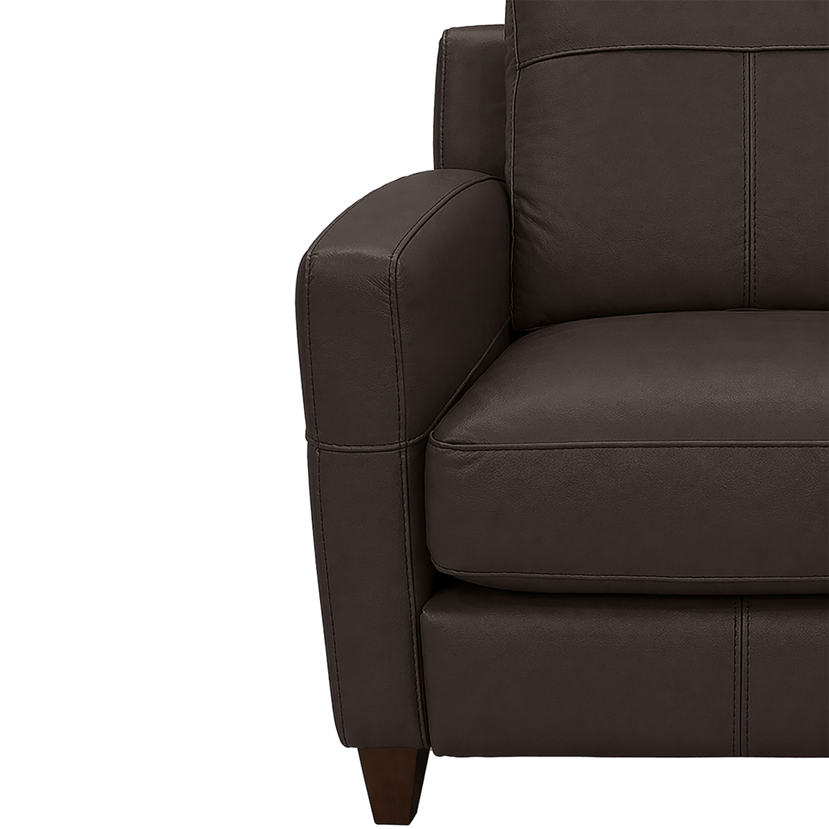 Linear Leather Sofa & Loveseat Set - Coja