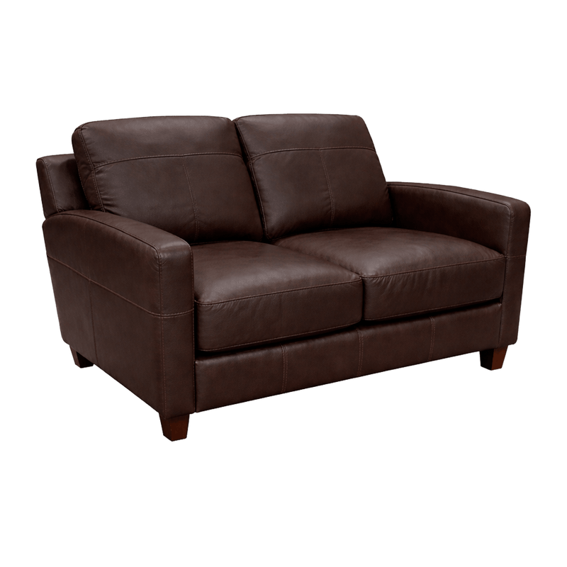 Linear Leather Sofa & Loveseat Set - Coja