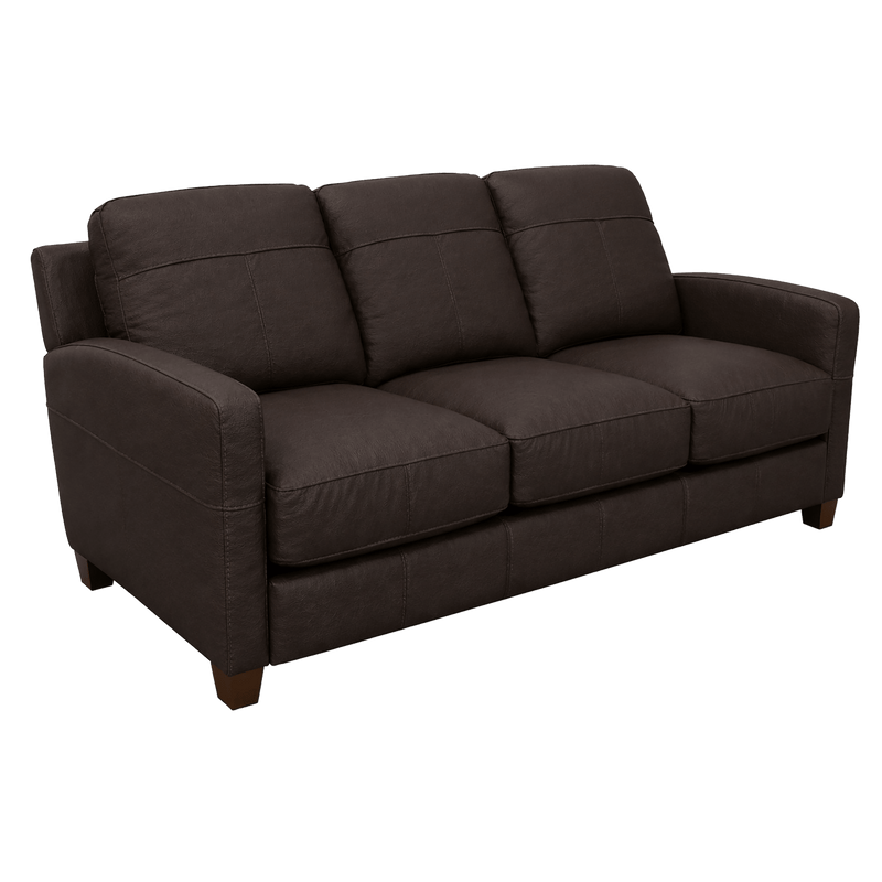 Linear Leather Sofa & Loveseat Set - Coja