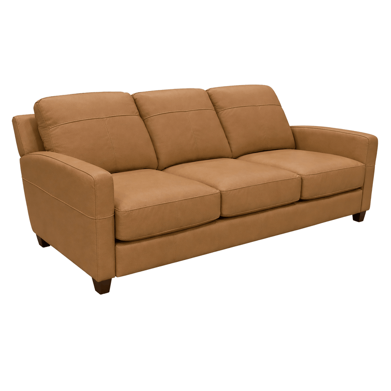 Linear Leather Sofa & Loveseat Set - Coja