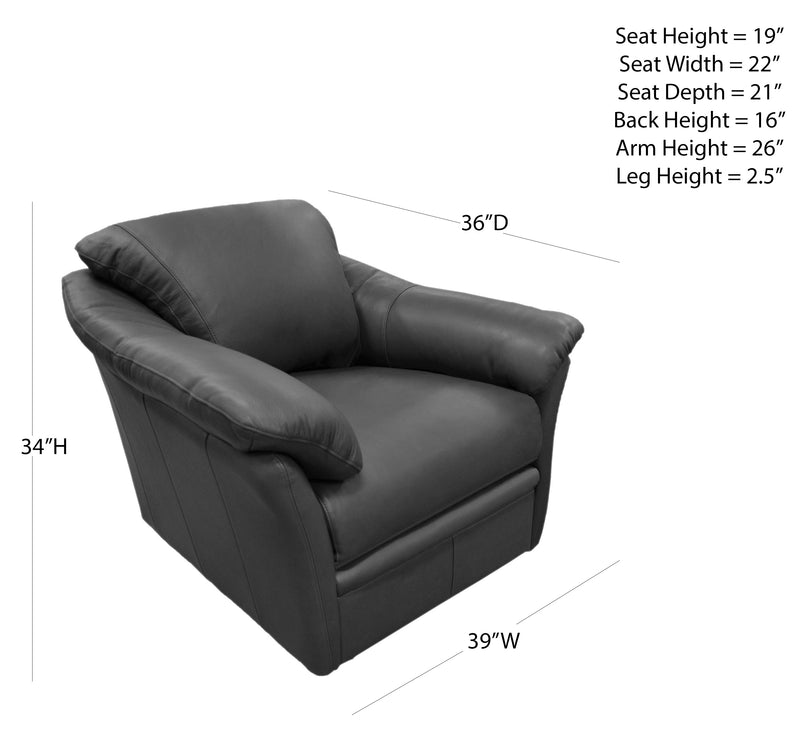 Benson Leather Chair - Coja