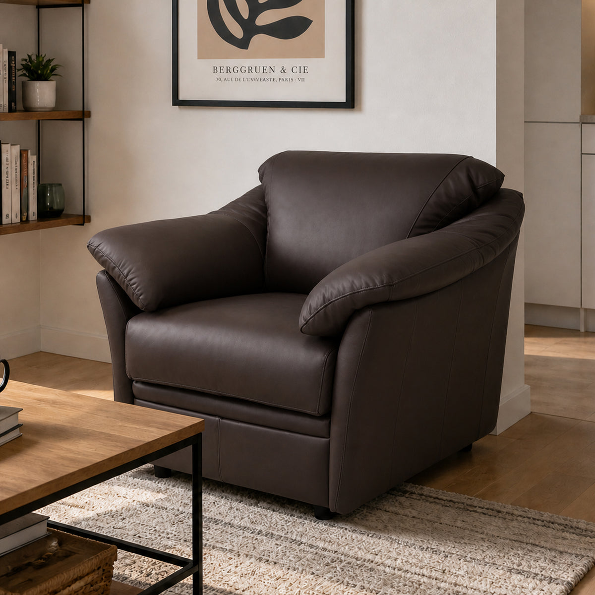 Lyons Leather Chair - Coja