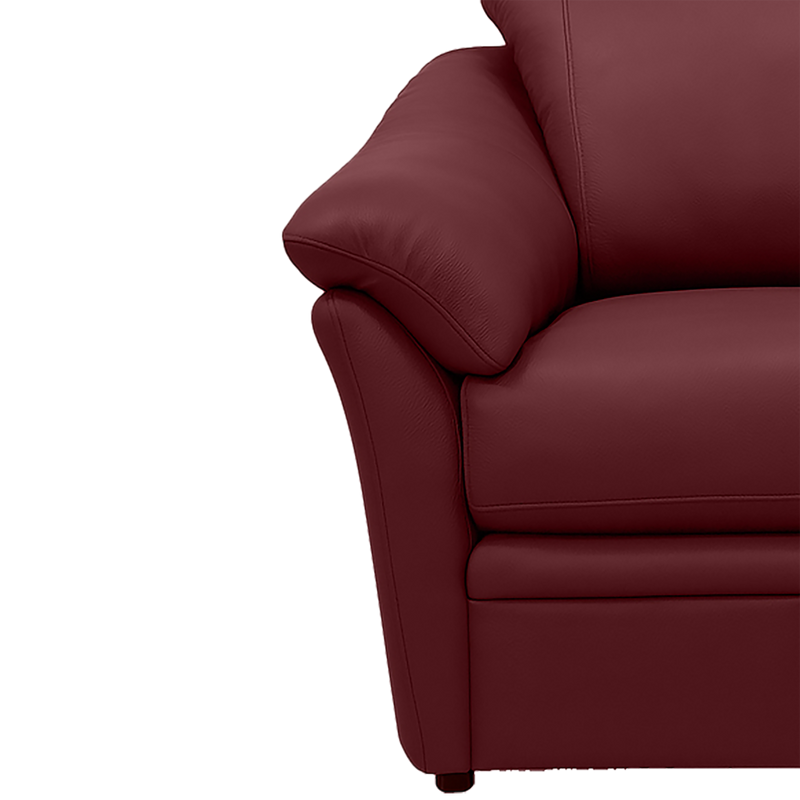 Lyons Leather Sectional Right Facing