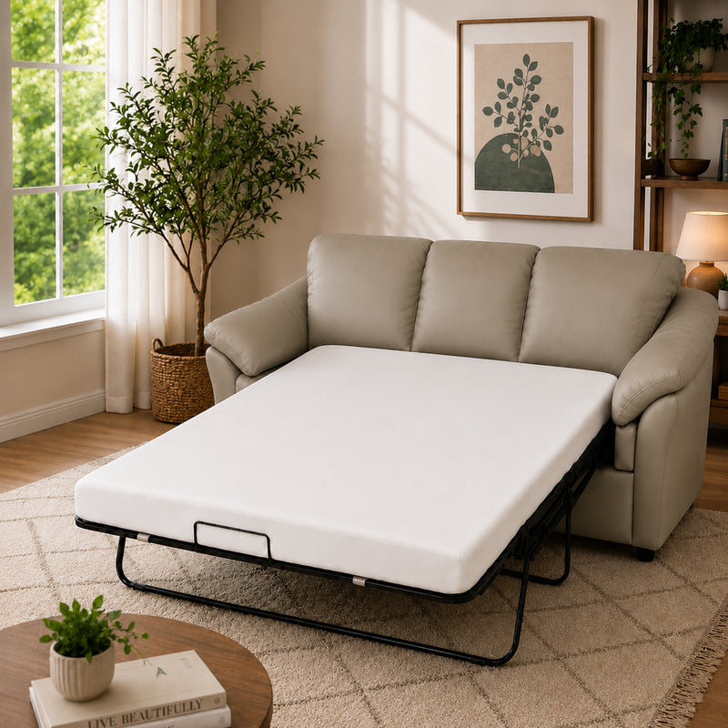 Lyons Leather Sofa Sleeper
