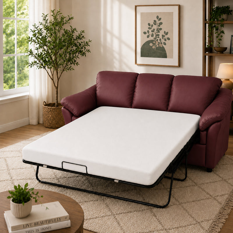 Lyons Leather Sofa Sleeper