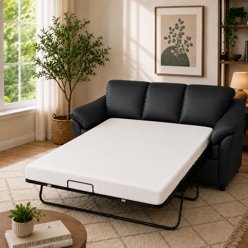 Lyons Leather Sofa Sleeper
