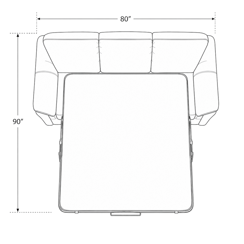 Lyons Leather Sofa Sleeper