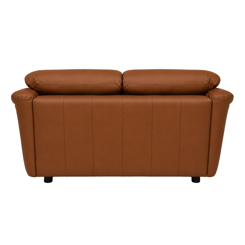 Lyons Leather Loveseat - Coja