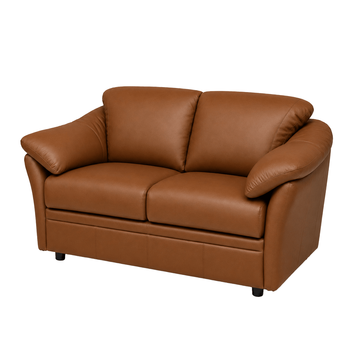 Lyons Leather Loveseat - Coja