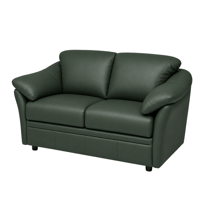 Lyons Leather Loveseat - Coja
