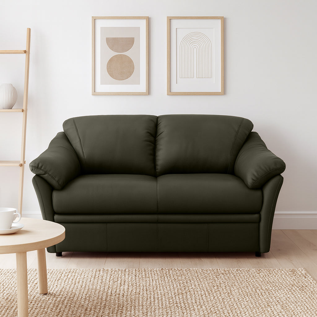 Benson Leather Loveseat