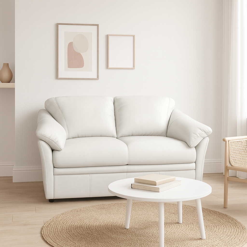 Lyons Leather Loveseat